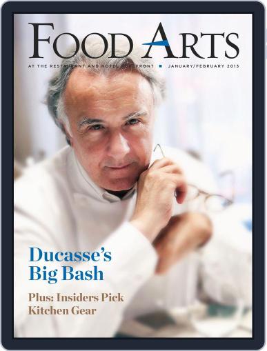 Food Arts January 29th, 2013 Digital Back Issue Cover
