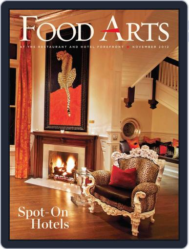 Food Arts November 21st, 2012 Digital Back Issue Cover