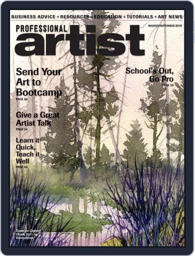 Professional Artist (Digital) August 1st, 2018 Issue Cover