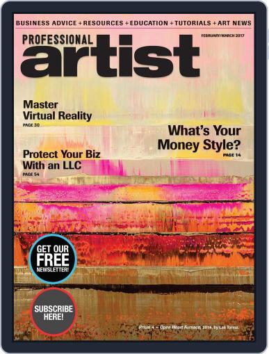 Professional Artist December 9th, 2016 Digital Back Issue Cover