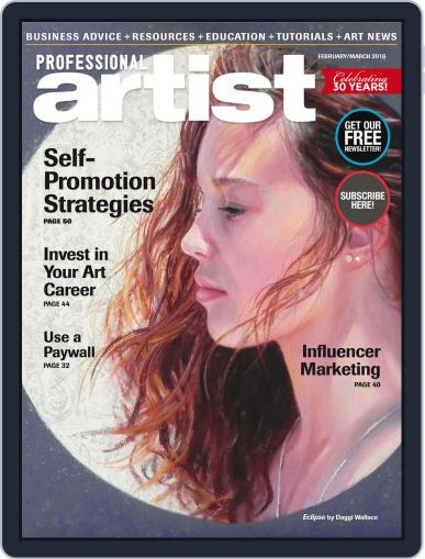 Professional Artist December 21st, 2015 Digital Back Issue Cover