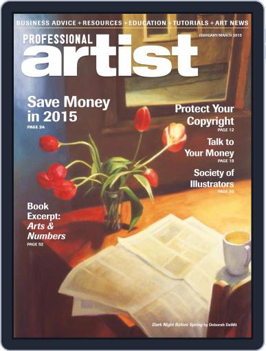 Professional Artist January 10th, 2015 Digital Back Issue Cover