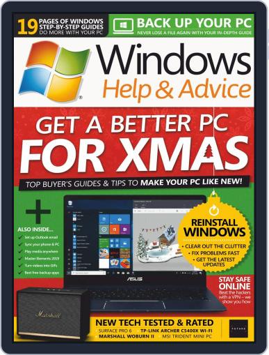 Windows Help & Advice December 2nd, 2018 Digital Back Issue Cover