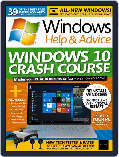 Windows Help & Advice April 1st, 2018 Digital Back Issue Cover