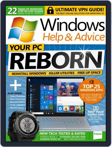 Windows Help & Advice January 1st, 2018 Digital Back Issue Cover