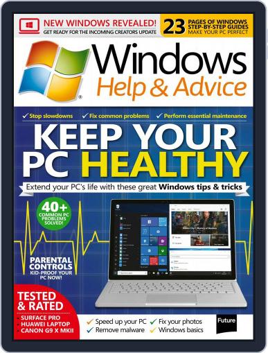 Windows Help & Advice August 1st, 2017 Digital Back Issue Cover