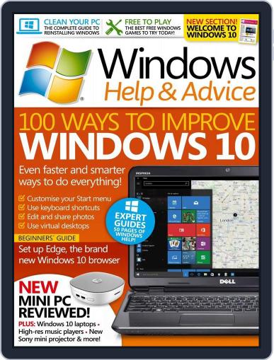 Windows Help & Advice November 20th, 2015 Digital Back Issue Cover
