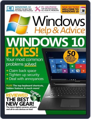 Windows Help & Advice October 31st, 2015 Digital Back Issue Cover