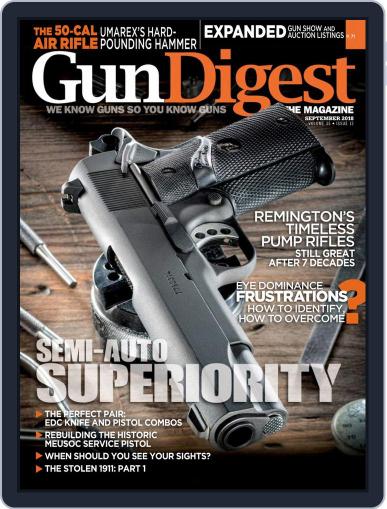 Gun Digest September 1st, 2018 Digital Back Issue Cover