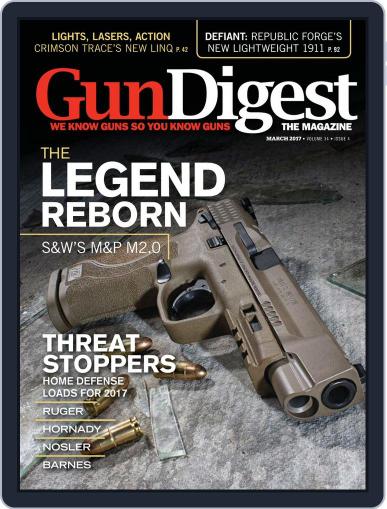 Gun Digest March 1st, 2017 Digital Back Issue Cover