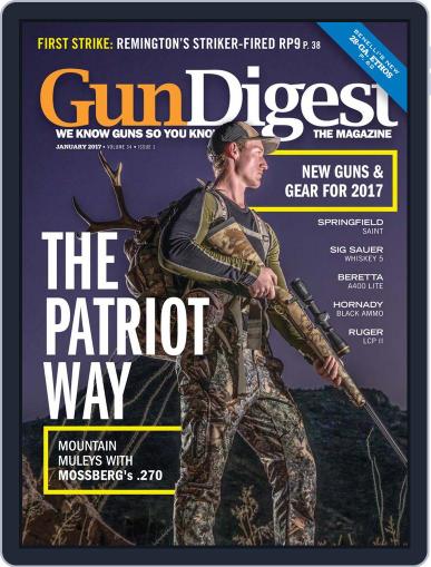 Gun Digest January 1st, 2017 Digital Back Issue Cover