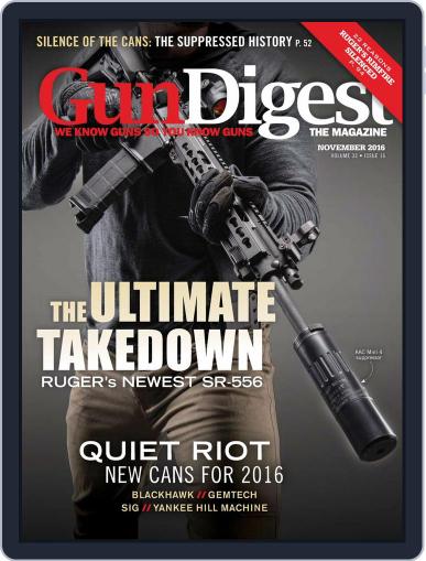 Gun Digest November 1st, 2016 Digital Back Issue Cover