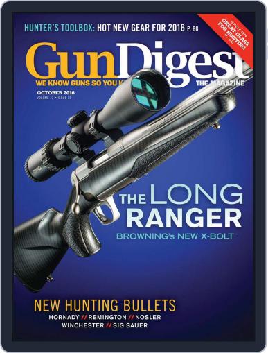 Gun Digest October 1st, 2016 Digital Back Issue Cover