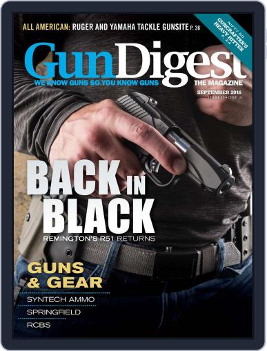 Gun Digest September 1st, 2016 Digital Back Issue Cover