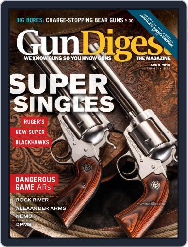 Gun Digest April 5th, 2016 Digital Back Issue Cover