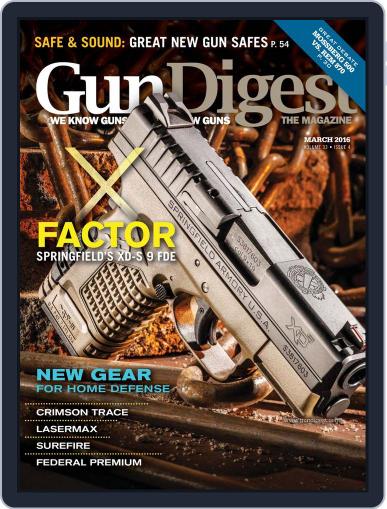 Gun Digest March 15th, 2016 Digital Back Issue Cover