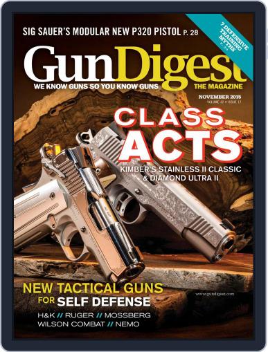 Gun Digest November 1st, 2015 Digital Back Issue Cover