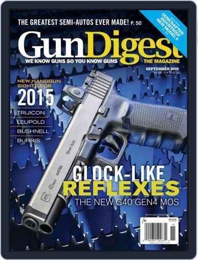 Gun Digest September 1st, 2015 Digital Back Issue Cover