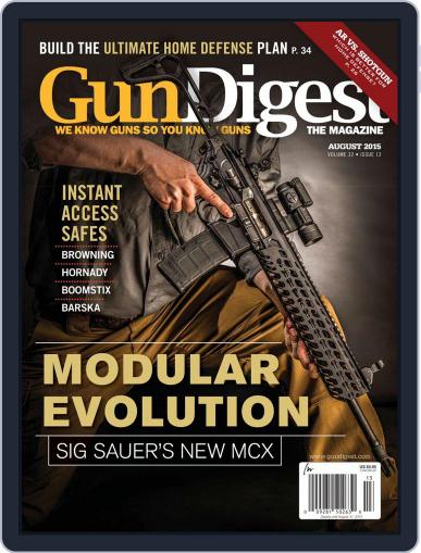 Gun Digest August 1st, 2015 Digital Back Issue Cover
