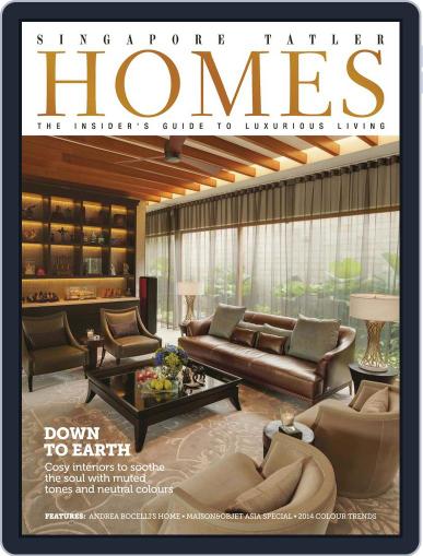 Tatler Homes Singapore February 5th, 2014 Digital Back Issue Cover