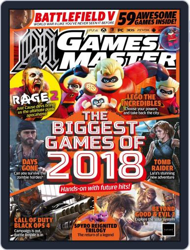 Gamesmaster July 1st, 2018 Digital Back Issue Cover