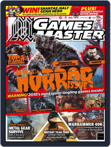 Gamesmaster April 1st, 2018 Digital Back Issue Cover