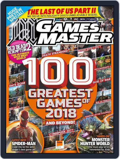 Gamesmaster January 1st, 2018 Digital Back Issue Cover