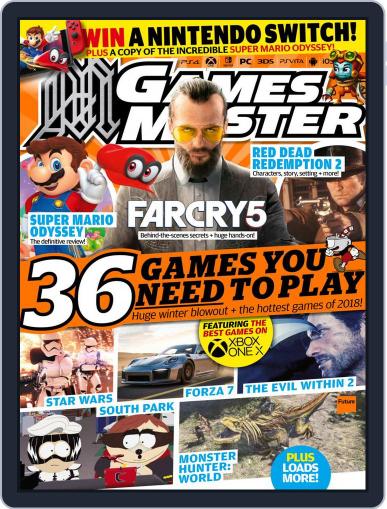 Gamesmaster December 1st, 2017 Digital Back Issue Cover
