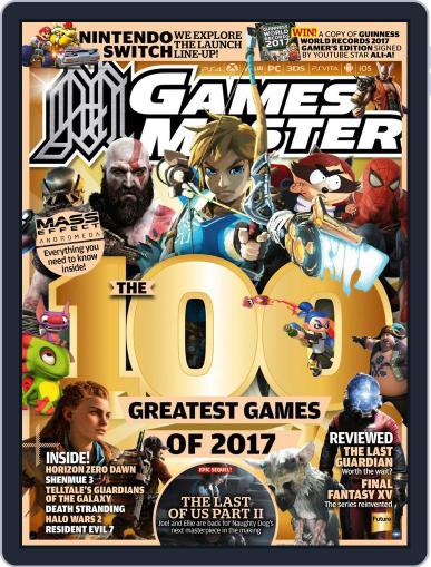 Gamesmaster January 1st, 2017 Digital Back Issue Cover