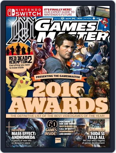 Gamesmaster December 15th, 2016 Digital Back Issue Cover