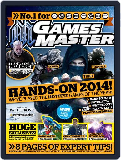Gamesmaster January 1st, 2014 Digital Back Issue Cover