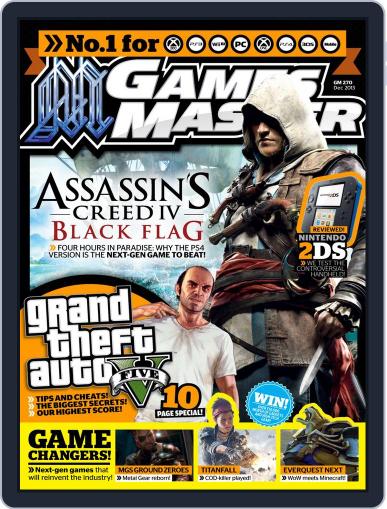 Gamesmaster October 9th, 2013 Digital Back Issue Cover