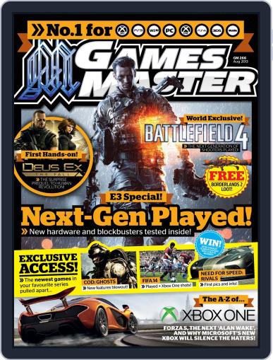 Gamesmaster June 17th, 2013 Digital Back Issue Cover