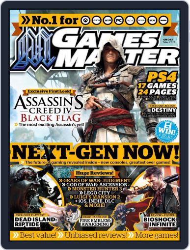 Gamesmaster April 2nd, 2013 Digital Back Issue Cover