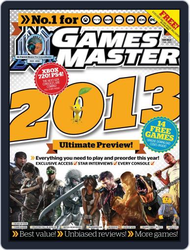 Gamesmaster December 27th, 2012 Digital Back Issue Cover
