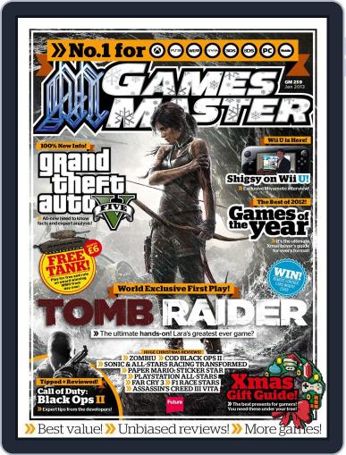 Gamesmaster December 3rd, 2012 Digital Back Issue Cover