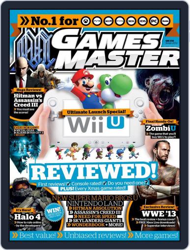 Gamesmaster November 2nd, 2012 Digital Back Issue Cover