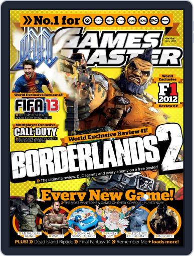 Gamesmaster September 10th, 2012 Digital Back Issue Cover