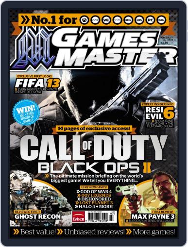 Gamesmaster July 1st, 2012 Digital Back Issue Cover