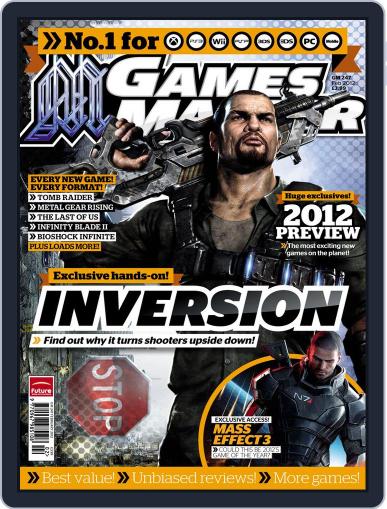 Gamesmaster February 1st, 2012 Digital Back Issue Cover
