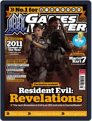 Gamesmaster January 1st, 2012 Digital Back Issue Cover