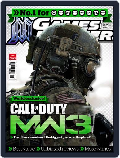 Gamesmaster November 13th, 2011 Digital Back Issue Cover