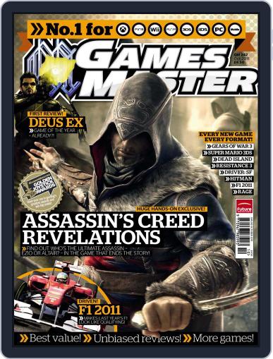 Gamesmaster August 14th, 2011 Digital Back Issue Cover