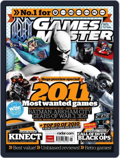 Gamesmaster December 9th, 2010 Digital Back Issue Cover