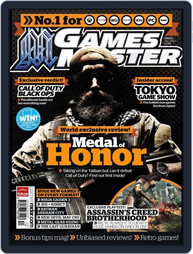 Gamesmaster October 6th, 2010 Digital Back Issue Cover