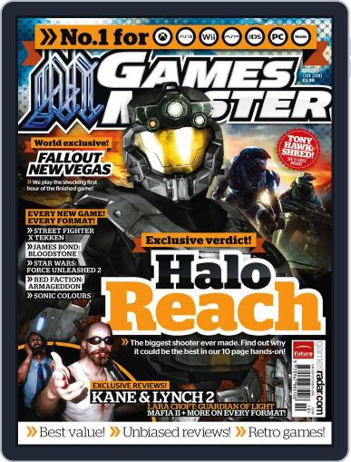Gamesmaster August 11th, 2010 Digital Back Issue Cover