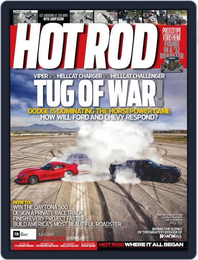 Hot Rod July 1st, 2015 Digital Back Issue Cover