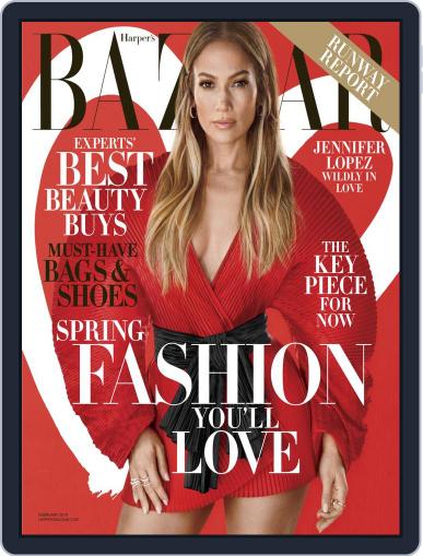 Harper's Bazaar February 1st, 2019 Digital Back Issue Cover