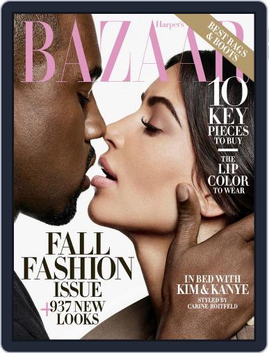 Harper's Bazaar September 1st, 2016 Digital Back Issue Cover