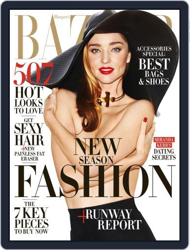 Harper's Bazaar January 13th, 2015 Digital Back Issue Cover